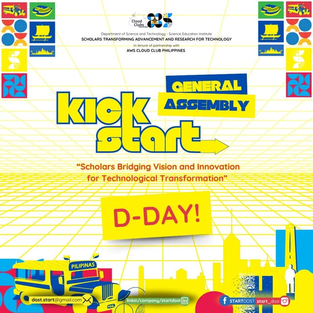 KickSTART Luzon: “Scholars Bridging Vision and Innovation for Technological Transformation.”